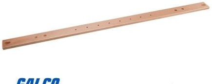 Ilsco Grounding BBFC-34-19-12-316 - Rack Bus,.75x19x.187in,12 hole (BBFC-34-19-12-316)