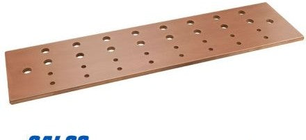 Ilsco Grounding BBFC-4-24-36 - Bus, 4x24x.25in, 36 hole (BBFC-4-24-36)