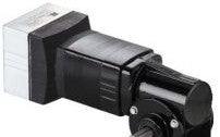 Bodine Gearmotors 3868 - Right Angle DC Gearmotor, .13 HP, 24VDC, 20-250 RPM (BE-3868)
