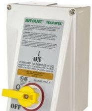 Bryant Electric Plugs & Receptacles BRY430MI12W - Ps, Iec, Mechint, 3P4W, 30A 125/250V,W/T (BRY430MI12W)