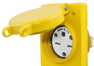 Bryant Electric Plugs & Receptacles BRY60W49 - Straight Blade Devices, Watertight Series (BRY60W49)