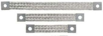 Panduit Grounding BS201846EU - Braided Bonding Strap, two-hole (BS201846EU)