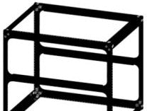 Bud Industries Enclosures BSR-44-BT - BSR-44-BT BudStackRack (BSR-44-BT)