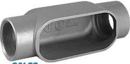 Killark Conduit Outlet Bodies C107SA - COND BODY,CORROSAFE7 AL 4in. (C107SA)