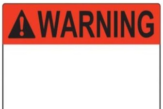 Panduit Labels C200X400A51 - Die cut arc flash warning label, 4.00 x 2.00 (C200X400A51)