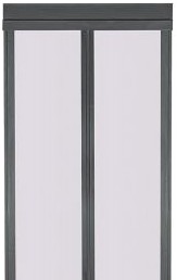 Panduit Enclosures C2CEOR04CP8B1 - The Net-Contain End of Row Cap is used with (C2CEOR04CP8B1)