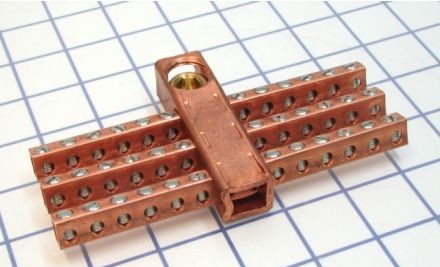 Ilsco Grounding CAN-302 - Ground Neutral Bus, 36 Taps,250kcmil -6AWG Cond (CAN-302)