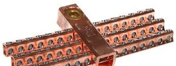 Ilsco Grounding CAN-303 - Ground Neutral Bus, 42 Taps, 250MCM- 6AWG Cond (CAN-303)