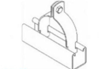 Cully-Minerallac Strut CCR800S6 - Cndt Strut Clamp Rigid 8 316SS (CCR800S6)