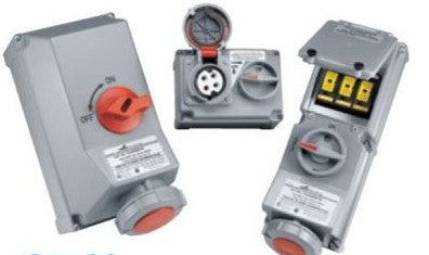 Arrow-Hart Plugs & Receptacles CD3100MI7W - Mech Intl Pin&Sleeve 100A480V 2P3W Wt Rd (CD3100MI7W)