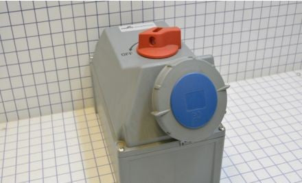 Arrow-Hart Plugs & Receptacles CD460MI9W - Mech Int Pin&Slv 60A 250V 3Ph 3P4W Wt Bl (CD460MI9W)