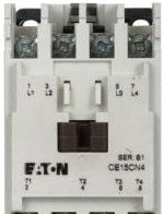 Eaton Contactors CE15BN4AB - Eaton XT IEC contactor, 10A, 110-120 Vac, 50-60 (CE15BN4AB)