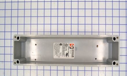 Stahlin Enclosures CF5PB - Pushbutton Enclosure, 5-Hole, 30mm, Fiberglass (CF5PB)