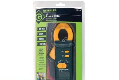 Greenlee Multimeters CM-410 - CLAMPMETER, 400A AC (CM-410)