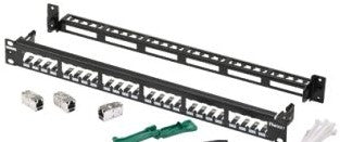 Panduit Network Panels CP24WSBBK6TGBL - The Mini-Com All Metal Shielded Patch (CP24WSBBK6TGBL)
