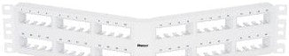 Panduit Network Panels CPPA48FMWWH - The Mini-Com Flush Mount Angled Modular Patch (CPPA48FMWWH)