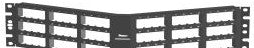 Panduit Network Panels CPPA72FMWBLY - The Mini-Com Flush Mount Angled Modular (CPPA72FMWBLY)