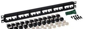 Panduit Network Panels CPPK6G24WBL - The Mini-Com Modular Patch Panel Kit includes (CPPK6G24WBL)