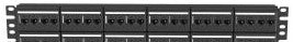 Panduit Network Panels CPPKL6G48WBL - The Mini-Com Modular Patch Panel Kit (CPPKL6G48WBL)