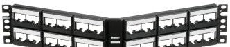 Panduit Network Panels CPPLA48WBLY - The Mini-Com Faceplate Angled Modular Patch (CPPLA48WBLY)