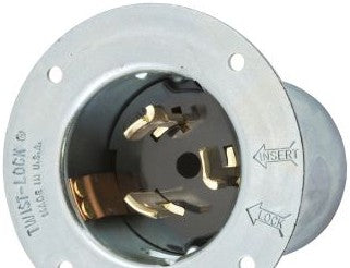 Bryant Electric Plugs & Receptacles CS8175A - Locking Devices, Industrial, Flanged Inlet, 50A (CS8175A)