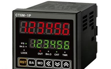 Autonics Counters CT6M-1P2T - Counter&Timer, W72xH72mm, 6-Digit, LED,1 (CT6M-1P2T)