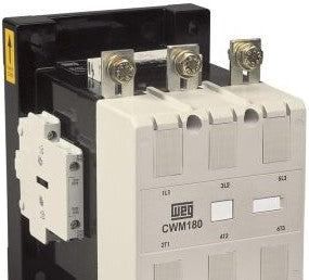 WEG Electric Contactors CWM180-22-30E10 - Contactor, 3-P N/O, 120VAC, 180A (CWM180-22-30E10)
