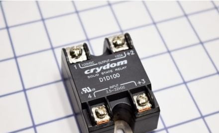 Crydom Relays D1D100 - SOLID STATE RELAY, 100A, 100VDC, 0-100VDC LOAD (D1D100)