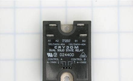 Crydom Relays D2440D - Solid State Relay, Dual, 40A, 240VAC 4-15VDC (D2440D)