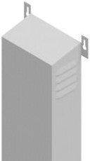 Wiegmann Enclosures D52WHD - WEATHER HOOD FOR DRIVE HEAT SYNC. (D52WHD)
