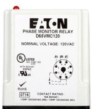 Cutler Hammer D65VMLP480 - 208-480V PLUG-IN UNIVERSAL VOLTAGE MONITOR (D65VMLP480-B3)