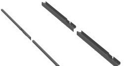 Panduit Enclosures D6VBPB - The vertical blanking panel is designed for use (D6VBPB)