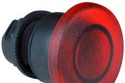 Sprecher + Schuh Switches D7P-LMM44PN3RX11 - PB 40MM MUSH ILL MOM RED 24V (D7P-LMM44PN3RX11)