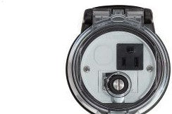 Panduit Remote Access Interfaces DAP3BC-S0-4 - Data Access Port, 3in. Base, Simplex Outlet (DAP3BC-S0-4)