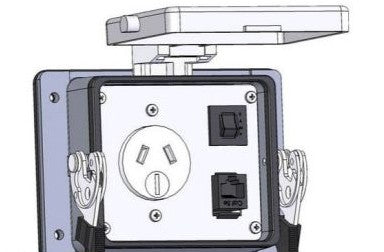 Mencom Remote Access Interfaces DAS-RJ45-R-32 - AUSSIE RCP; RJ 8WIRE;3AMP (DAS-RJ45-R-32)
