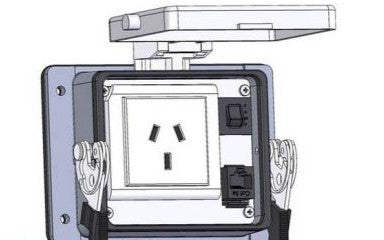 Mencom Remote Access Interfaces DCH1-RJ45-R-32 - CHINA 10A RCPT;RJ;3A;32 (DCH1-RJ45-R-32)