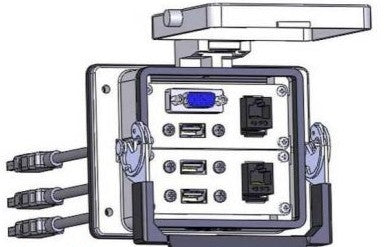 Mencom Remote Access Interfaces DDB15-2RJ45-3USB-03-32 - DDB15; 2 RJ45; 3 USB-03; 32 (DDB15-2RJ45-3USB-03-32)