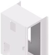 Wiegmann Enclosures DN412483819CDF - ENC SHELL FL MT1-150HP 48X38X19 CS-GR. (DN412483819CDF)