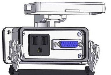 Mencom Remote Access Interfaces DP1-DB15-16LS - Remote Access Port, 15-Pin D-Sub & Single (DP1-DB15-16LS)