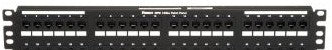 Panduit Network Panels DP486X88TGY - PchDownPtchPnl, Cat6A, Flat, 48Pt, 2RU, EA (DP486X88TGY)