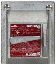 Crouse Hinds Switches DS415 - Eaton Crouse-Hinds series EDS snap switch cover (DS415)