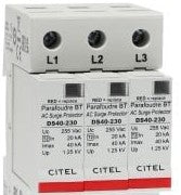 Citel America Inc. Surge Protective Devices (SPDs) DS43S-230 - UL1449 5th Ed Recognized, Type 4CA, 230/400Vac (DS43S-230)