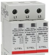 Citel America Inc. Surge Protective Devices (SPDs) DS43S-400 - UL1449 5th Ed Listed, Type 1, 277/480Vac, 3W+G (DS43S-400)
