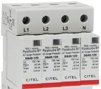 Citel America Inc. Surge Protective Devices (SPDs) DS44S-120 - UL1449 5th Ed Recognized, Type 4CA, 120/208Vac (DS44S-120)