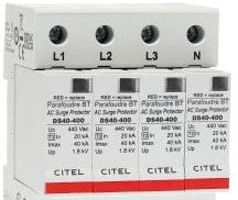 Citel America Inc. Surge Protective Devices (SPDs) DS44S-400 - UL1449 5th Ed Listed, Type 1, 277/480Vac, 4W+G (DS44S-400)