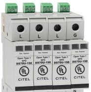 Citel America Inc. Surge Protective Devices (SPDs) DS74US-120Y - UL1449 5th Ed Listed, Type 1, 120/208Vac (DS74US-120Y)
