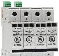 Citel America Inc. Surge Protective Devices (SPDs) DS74US-277Y - UL1449 5th Ed Listed, Type 1, 277/480Vac (DS74US-277Y)