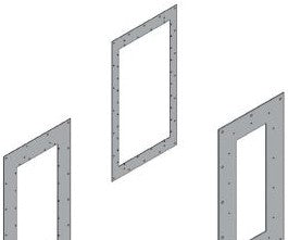 Wiegmann Enclosures DSNF52CVPF5A - 52in.H SCHNEIDER PLATE ATV 71 ,ATV61 25HP (DSNF52CVPF5A)