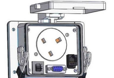 Mencom Remote Access Interfaces DUK-DB9-RJ45-R-32 - UK REP;9 PIN DSUB;RJ;3A;32 (DUK-DB9-RJ45-R-32)