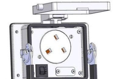 Mencom Remote Access Interfaces DUK-R-32 - U.K. RCP; 3 AMP RESET (DUK-R-32)